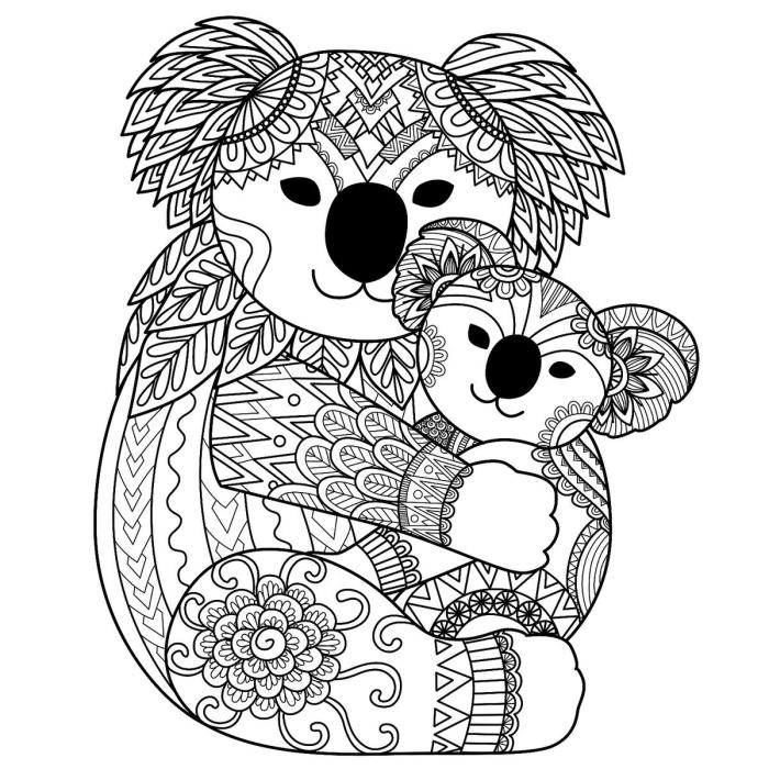 Printable coloring pages of animals