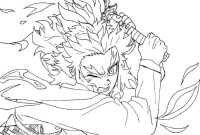 Anime coloring pages demon slayer