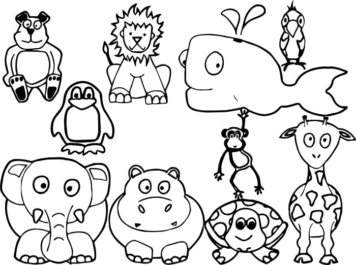 Animal coloring sheets printable