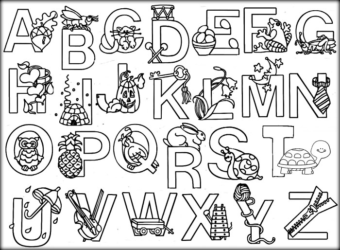 Coloring letters alphabet animal cliparts pages mewarnai zoo decorative favorites add