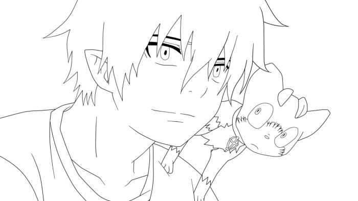 Anime coloring pages online