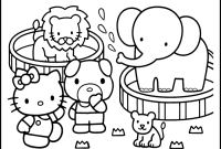 Zoo coloring animals pages entitlementtrap