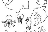 Sea animals coloring sheets