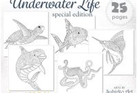 Sea animals coloring pages pdf