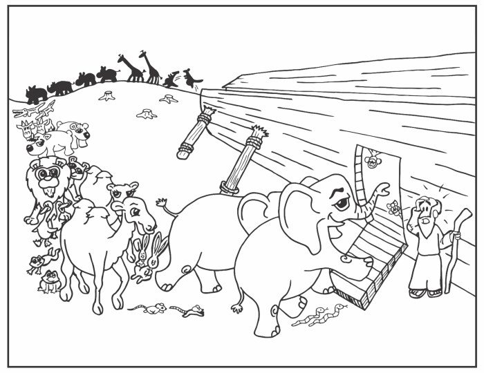 Coloring pages ark noah cartoon bible wecoloringpage printable saved kids