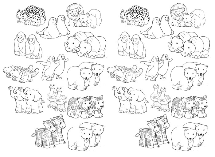 Noah's ark animals coloring pages