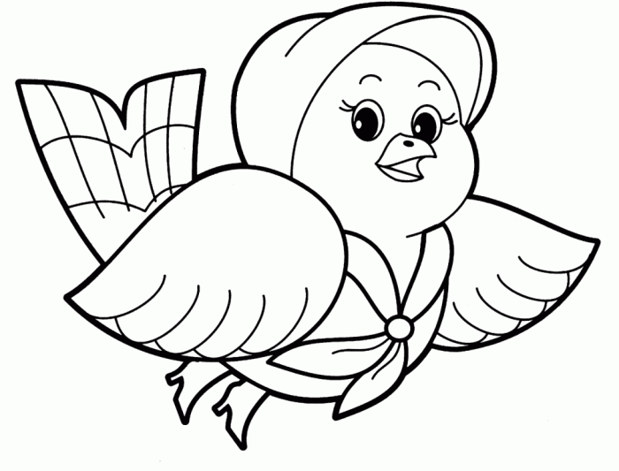 Easy wild animal coloring pages